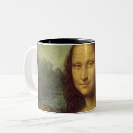 Mona Lisa Zweifarbige Tasse (Vorderseite Links)
