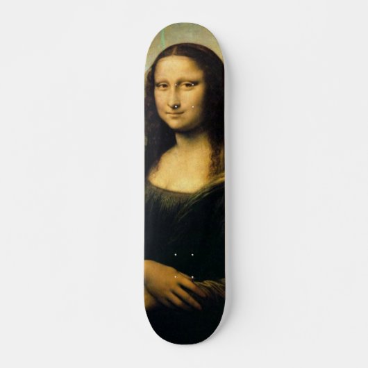 Mona-Lisamalerei Skateboard (Vorne)
