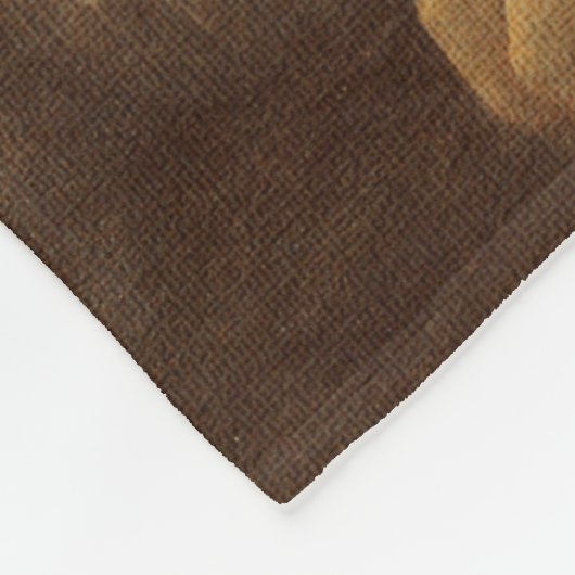 Mona Lisas Abschluss Day Fleecedecke (Ecke)