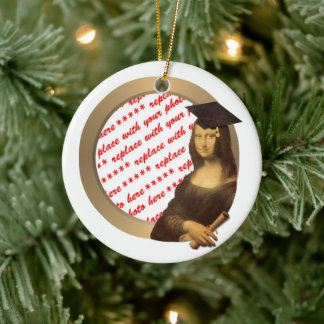 Mona Lisas Abschluss Day Foto Keramik Ornament