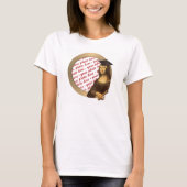 Mona Lisas Abschluss Day Foto T-Shirt (Vorderseite)
