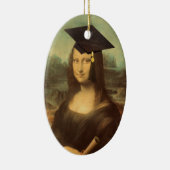 Mona Lisas Abschluss Day Keramik Ornament (Rechts)