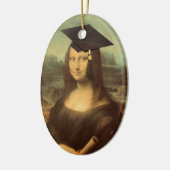 Mona Lisas Abschluss Day Keramik Ornament (Links)