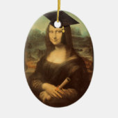 Mona Lisas Abschluss Day Keramik Ornament (Vorne)