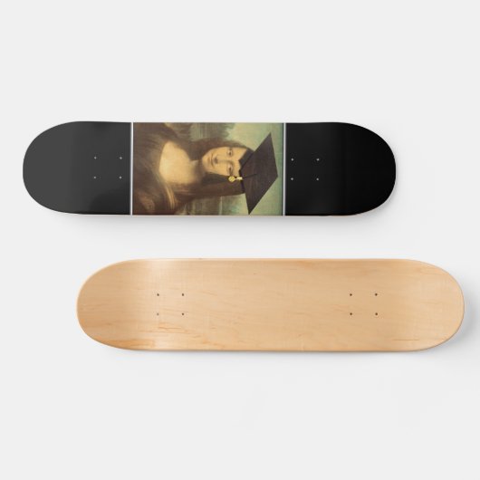 Mona Lisas Abschluss Day Skateboard (Horizontal)