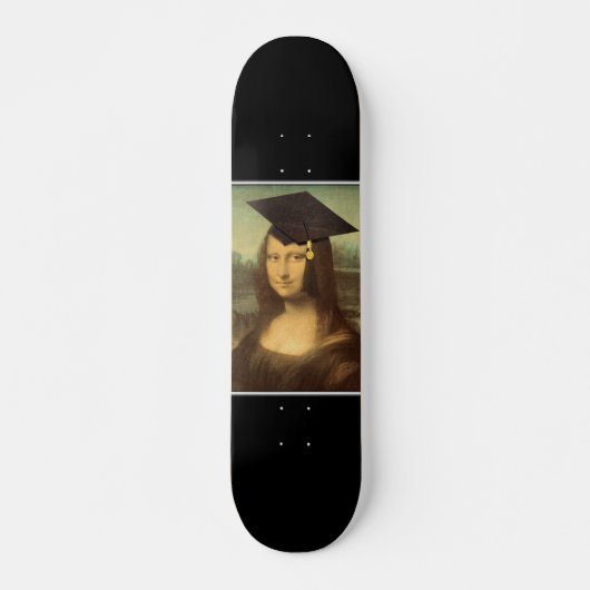 Mona Lisas Abschluss Day Skateboard (Vorne)