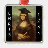 Mona Lisas Abschluss Ornament Aus Metall (Vorne)