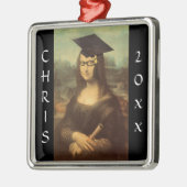 Mona Lisas Abschluss Ornament Aus Metall (Links)