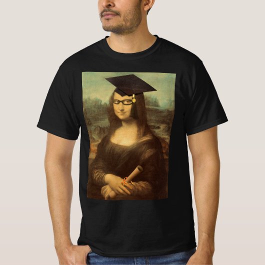 Mona Lisas Abschluss T-Shirt (Vorderseite)