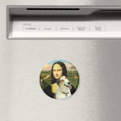Mona Lisas Borzoi Magnet (In Situ (Geschirrspüler))