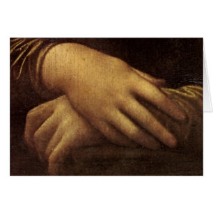 Mona Lisas Hand durch Leonardo da Vinci C.