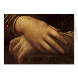 Mona Lisas Hand durch Leonardo da Vinci C.