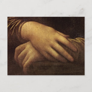 Mona Lisa's Hand von Leonardo da Vinci c. 1505-151 Postkarte