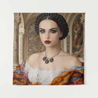 Mona Lisa's sister Wandteppich