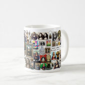 Mona Lisas Smile Souvenir Fun Collage Tasse (VorderseiteRechts)