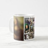 Mona Lisas Smile Souvenir Fun Collage Tasse (Vorderseite Links)
