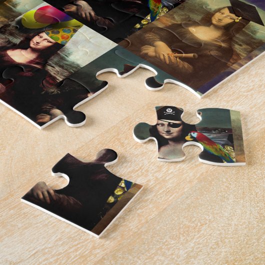 Mona Lisas viele Gesichter Puzzle (Seite)