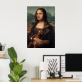 Mona Lisas wachsender Cousin Poster (Heimbüro)