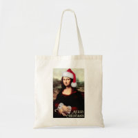 Mona Lisas Weihnachtszeit-Weihnachtsmannmütze