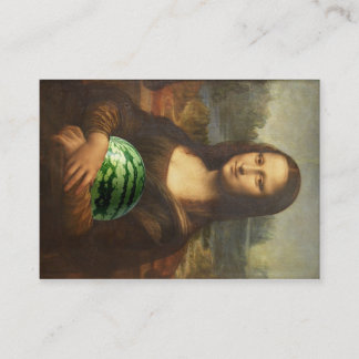 Mona Melona Lisa Lieben Sweet Watermelons Visitenkarte