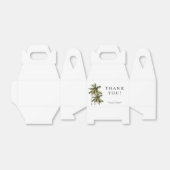 MONA Minimalistisch Palm Tree Beach Ocean Gable Geschenkschachtel (Ungefaltet)