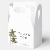 MONA Minimalistisch Palm Tree Beach Ocean Gable Geschenkschachtel (Geöffnet)