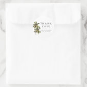 MONA Minimalistisch Palm Tree Beach Runder Aufkleber (Tasche)