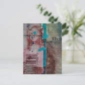 Mona Mixed Media Postkarte (Stehend Vorderseite)