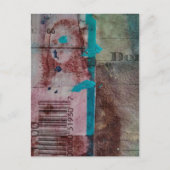 Mona Mixed Media Postkarte (Vorderseite)