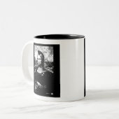 Mona-Mohikaner-Tasse Zweifarbige Tasse (Vorderseite Links)