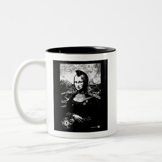 Mona-Mohikaner-Tasse Zweifarbige Tasse (Links)