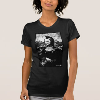 Mona-Mohikaner Wm Schwarzes T-Shirt