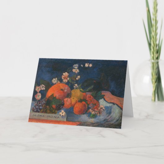Mona-Mona | Paul Gauguin Karte (Vorderseite)