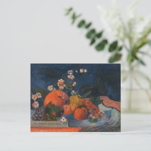 Mona-Mona | Paul Gauguin Postkarte (Stehend Vorderseite)