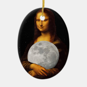 Mona Moona Lisa Keramikornament