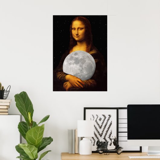 Mona Moona Lisa Poster (Heimbüro)