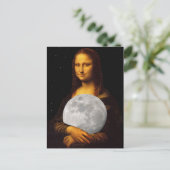 Mona Moona Lisa Postkarte (Stehend Vorderseite)