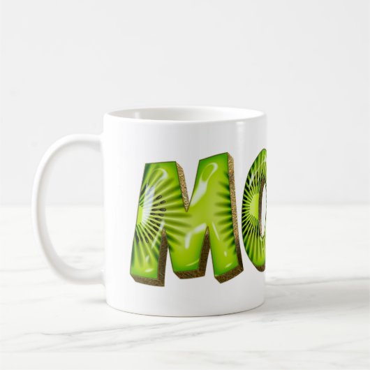 Mona Name Kiwi Style Tasse Teetasse Kaffeetasse (Links)