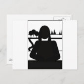 Mona Picto Postkarte (Vorne/Hinten)