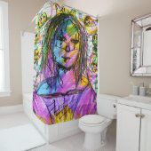 Mona Pop Duschvorhang (Beispiel)