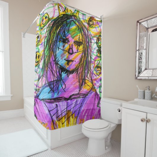 Mona Pop Duschvorhang (Beispiel)