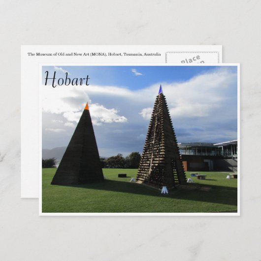 Mona-Pyramiden Postkarte (Vorne/Hinten)