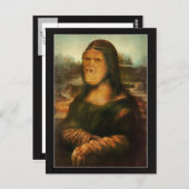 Mona Rilla alias Mona Lisa Postkarte (Vorne/Hinten)