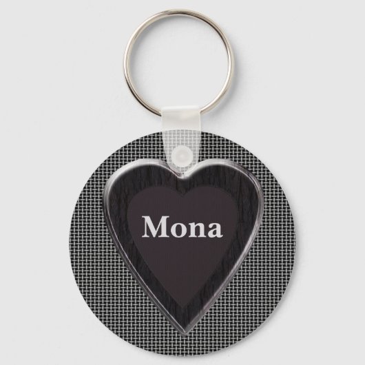 Mona Stole My Heart Keychain Schlüsselanhänger (Vorderseite)