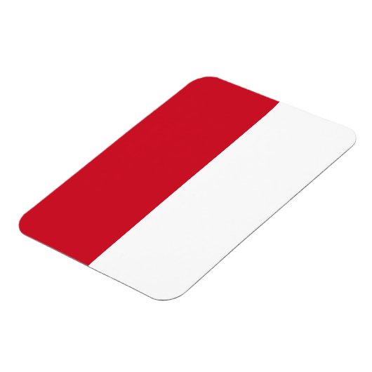 Monacan-Flagge Magnet (Linke Seite)