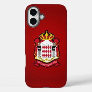 Monacan-Wappen iPhone 16 Plus Hülle