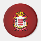 Monacan-Wappen Magnet (Vorne)