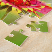 Monach Butterfly Fütternd auf Blume Puzzle (Seite)