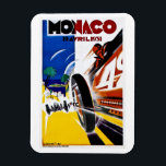 Monaco 1931 Grand Prix Vintag Race Poster Magnet<br><div class="desc">Monaco 1931 Grand Prix - Vintages Rennposter. Mut,  heller,  lebendiger!</div>