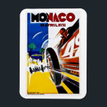 Monaco 1931 Grand Prix Vintag Race Poster Magnet<br><div class="desc">Monaco 1931 Grand Prix - Vintages Rennposter. Mut,  heller,  lebendiger!</div>